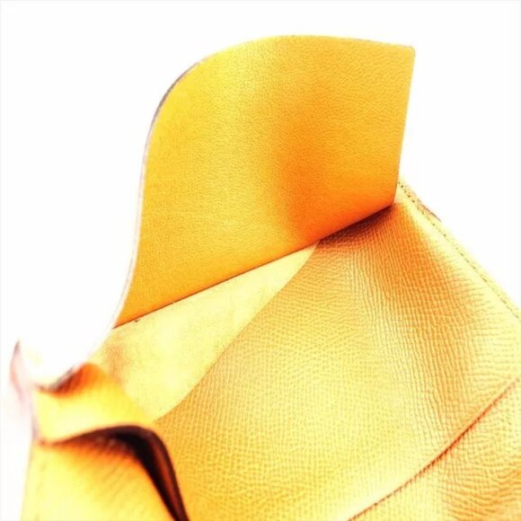 BVLGARI long bill crawling Classico logo leather Authentic USED - Picture 6 of 9